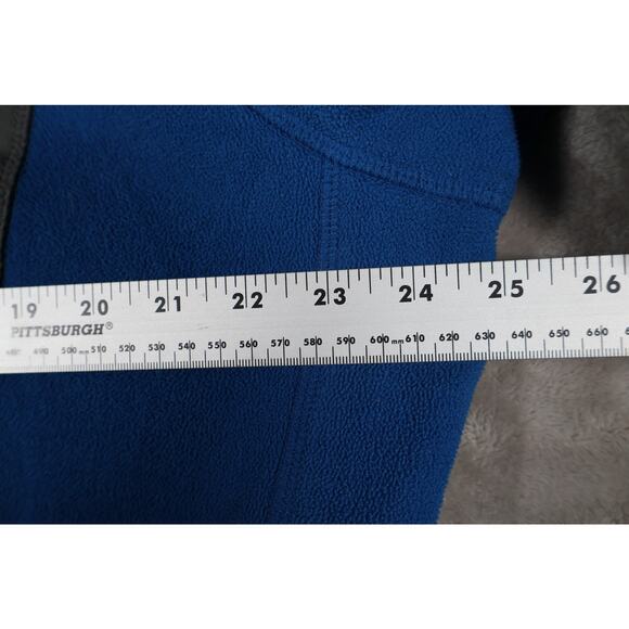 Columbia Jacket Mens XL Blue Full Zip Fleece Outdoor Layer Pocket Lightweight - Picture 6 of 6